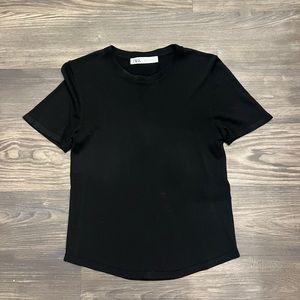 Black Zara Nylon Tee